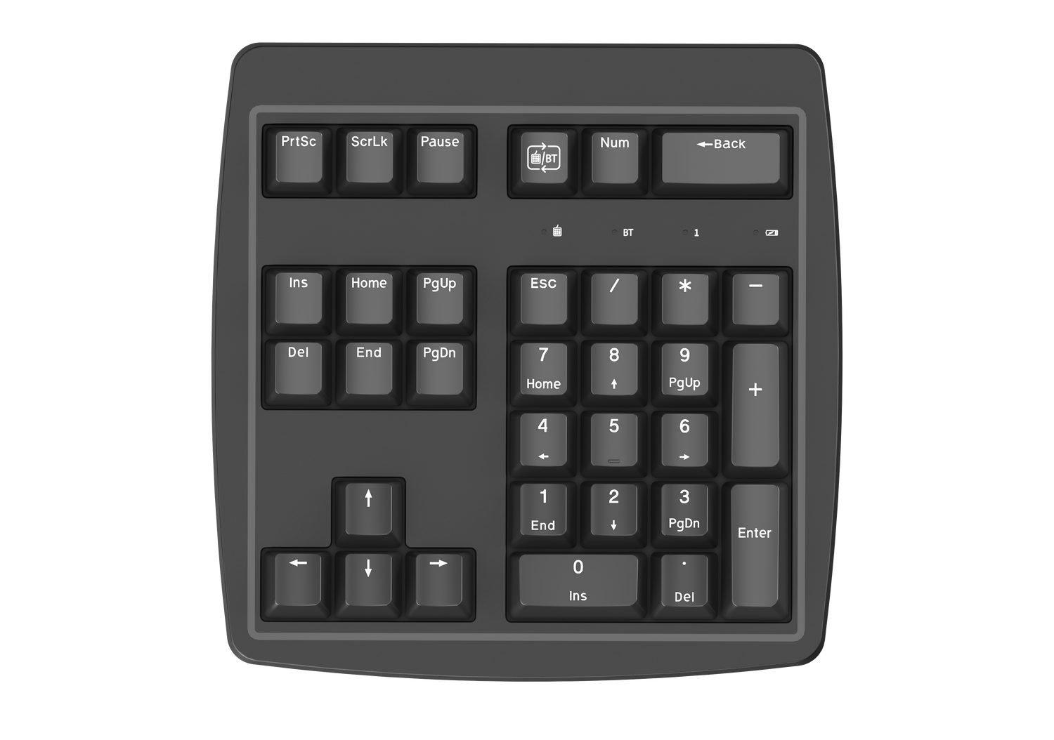 Teenii Mechanical Programmable Bluetooth Numpad with Arrow Keys Macro definition supported